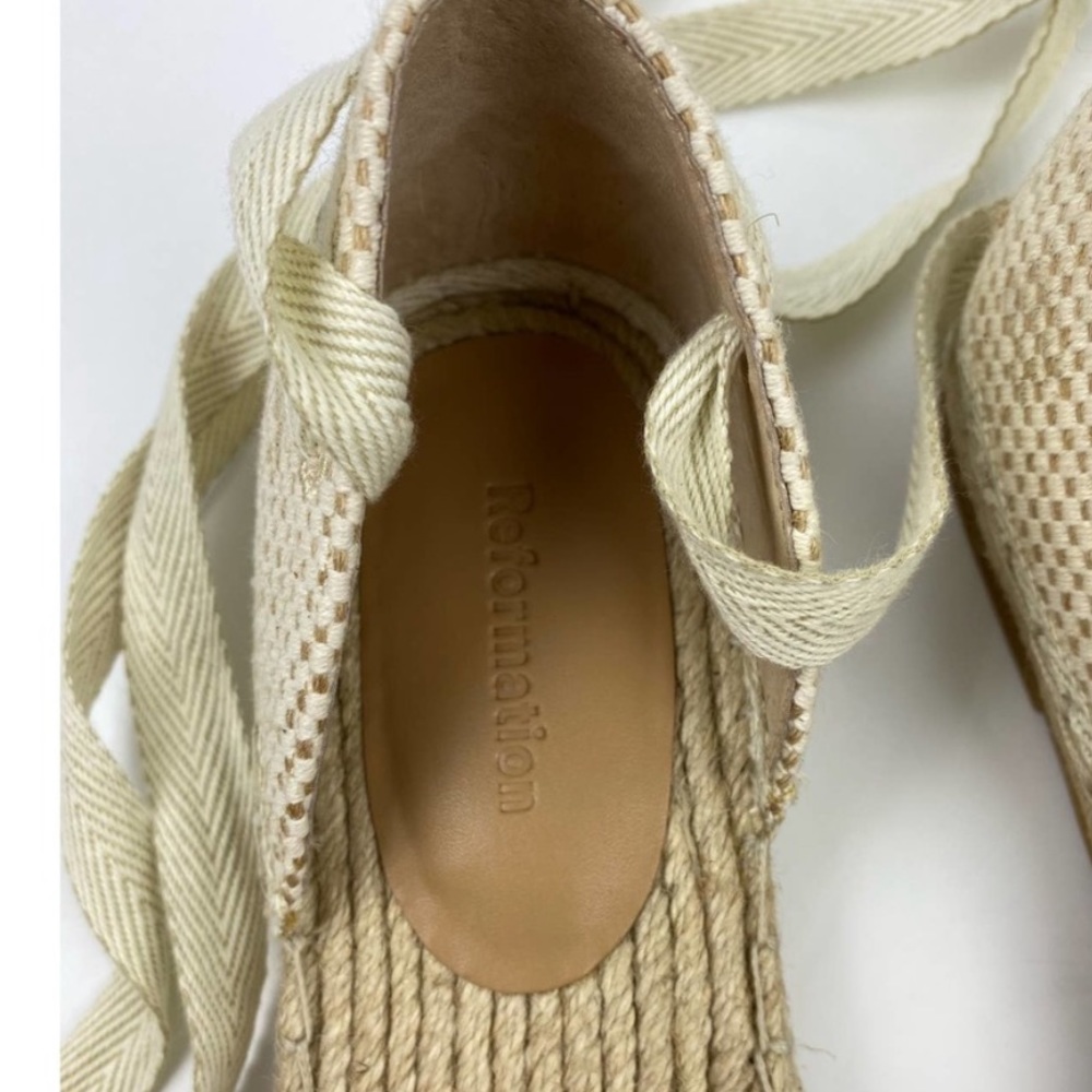 NWoB Reformation Lily Espadrille Sandals - Picture 4 of 9